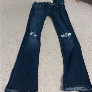 dark wash bootcut jeans